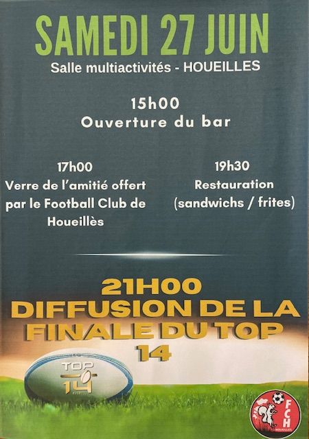 Diffusion de la finale du Top 14