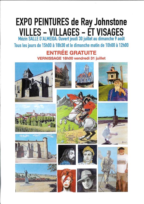 Exposition de peintures de Ray Johnstone