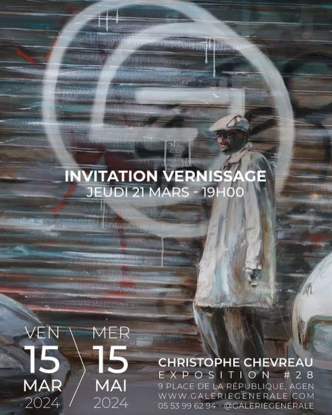 Exposition de peintures : CHEVREAU et Jean-Paul COUCKE Du 15 mars au 15 mai 2024