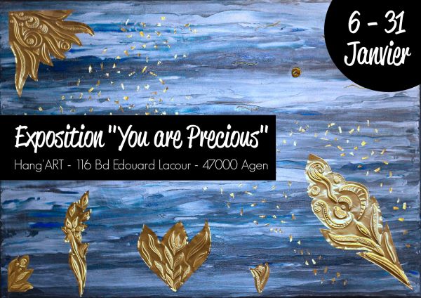 You are precious / Exposition Art Abstrait Du 6 au 31 janv 2025