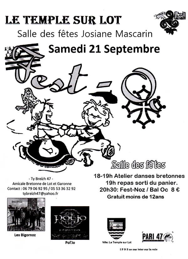 Fest Noz Occitano Breton Le 21 sept 2024