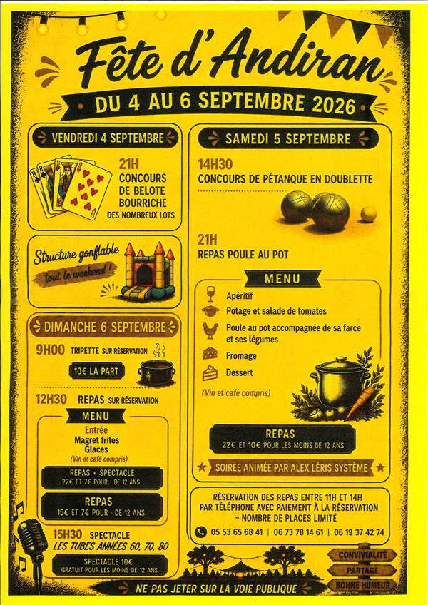 Fête d'Andiran