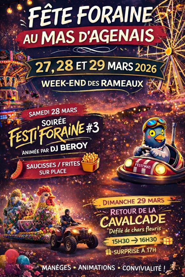 Fête Foraine au Mas d'Agenais - Festi'Foraine #3