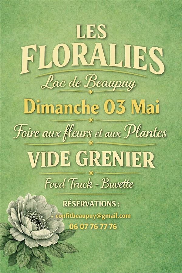 Les Floralies, marché aux fleurs et vide-greniers