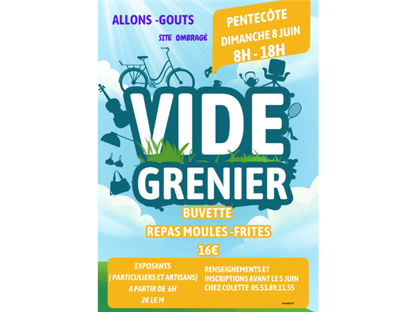 Vide grenier & repas moules frites