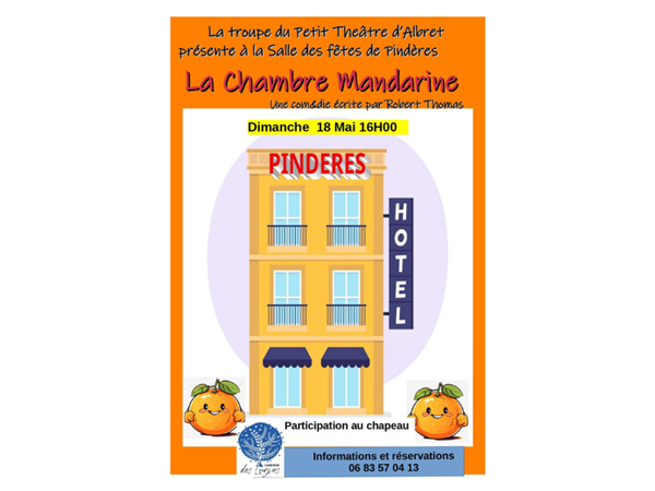 Soirée théâtre : La Chambre Mandarine