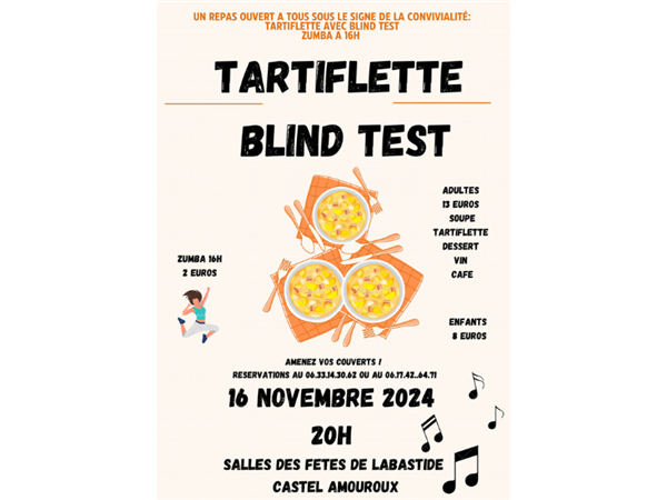 Tartiflette Blind test