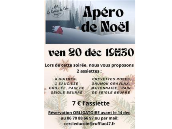 Apéro de Noel 