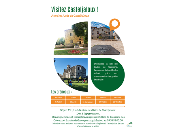 Visite commentée de la ville de Casteljaloux