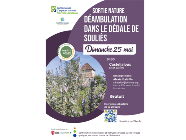 Sortie nature : déambulation dans le dédale de Souliès.