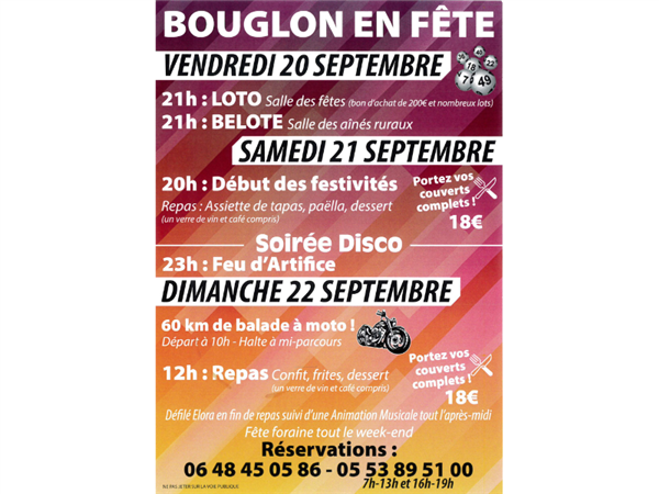 Bouglon en fête 