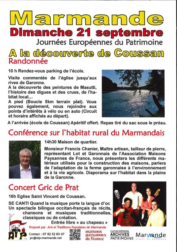 Journées Européennes du Patrimoine par les ATP de Marmande