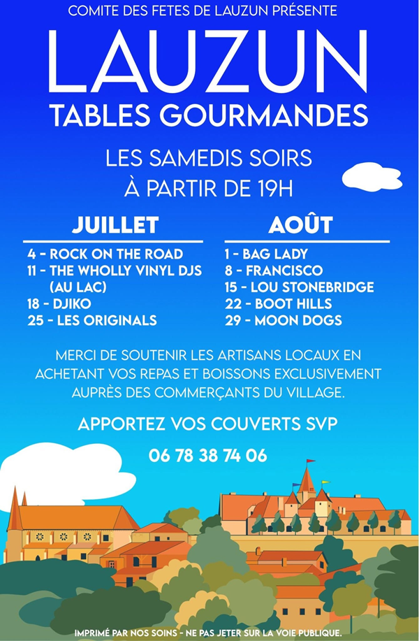 Tables gourmandes