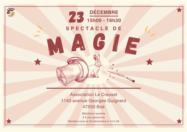 Spectacle de magie par Jérémy Canto