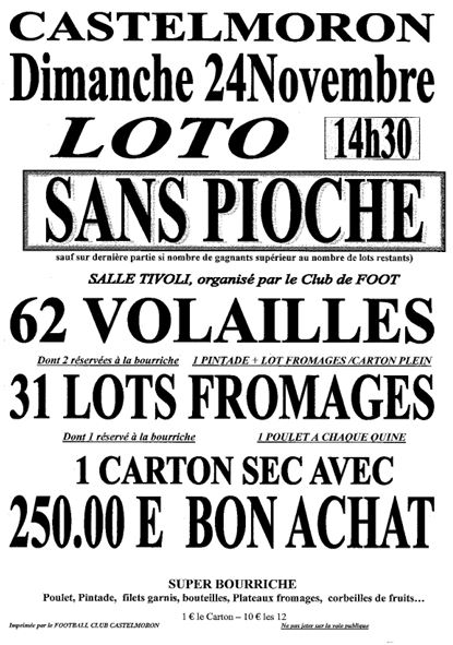 Loto du foot Le 24 nov 2024