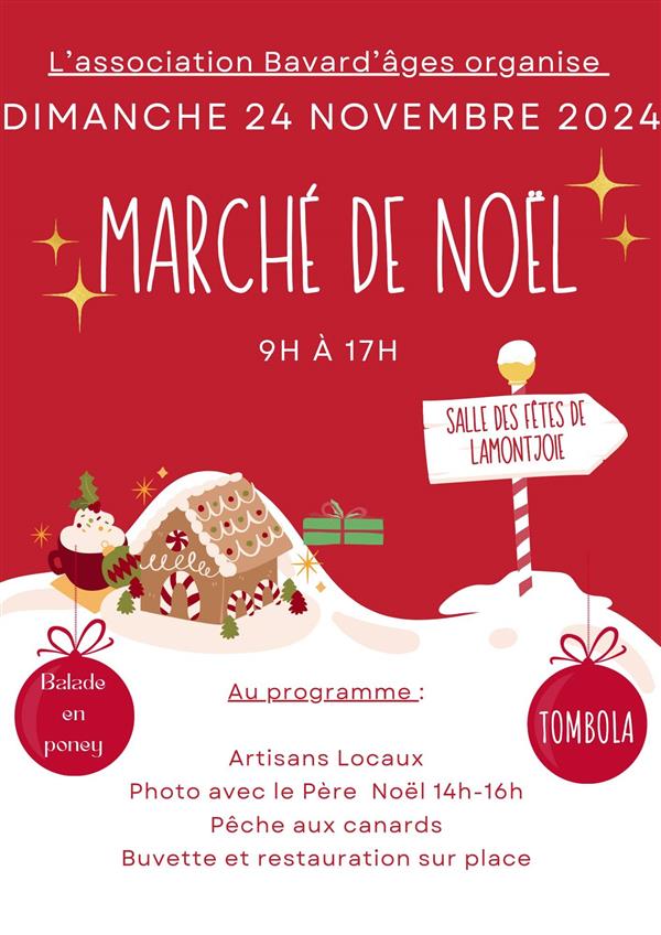 Marché de Noël de Lamontjoie Le 24 nov 2024