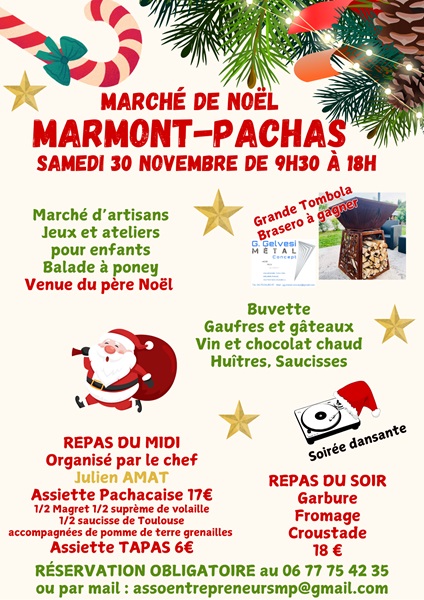 Marché de Noël Le 30 nov 2024