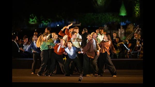 Projection opéra "The Fairy Queen"