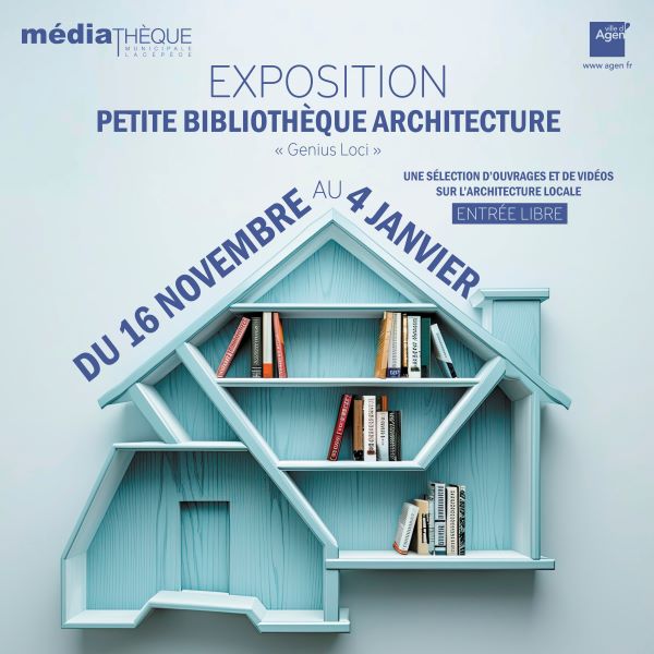 Exposition : La petite bibliothèque "Genius Loci" est... Du 16/11/2024 au 4/1/2025