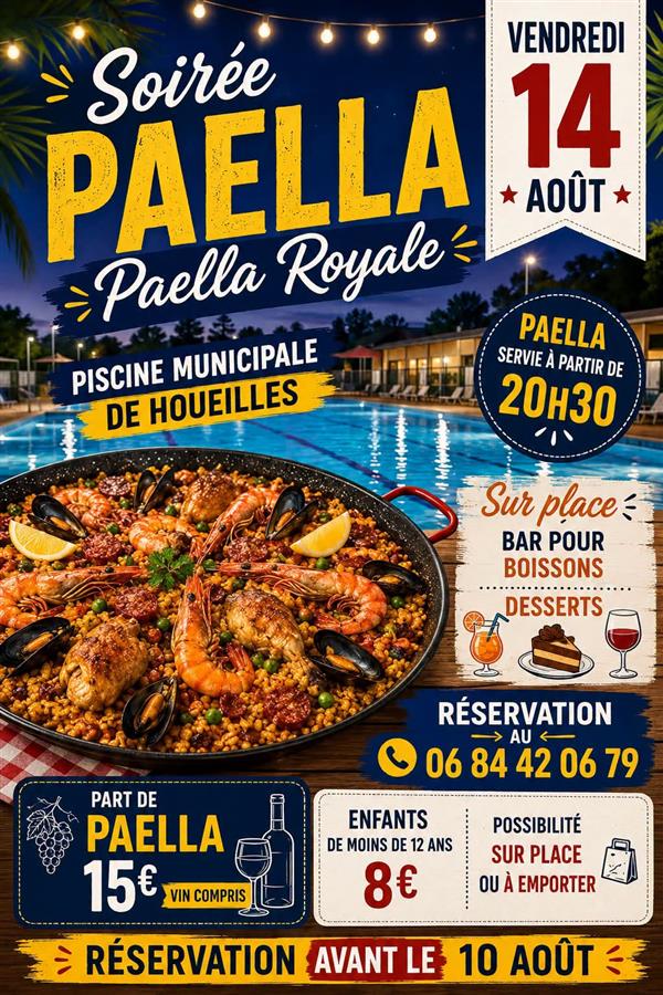 Repas paëlla
