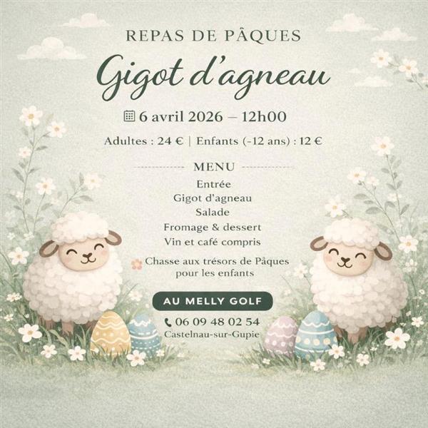 Repas de Pâques au Melly golf