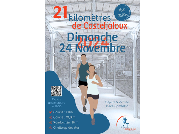 Les 21 Kilomètres de Casteljaloux Le 24 nov 2024