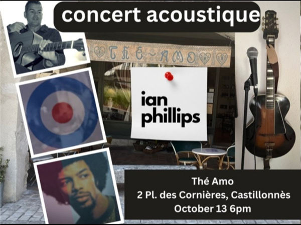 Repas concert acoustique de Ian Phillips