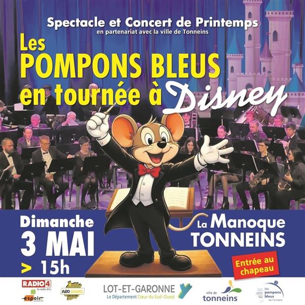 Spectacle et Concert de Printemps  - Les Pompons bleus en tournée à Disney