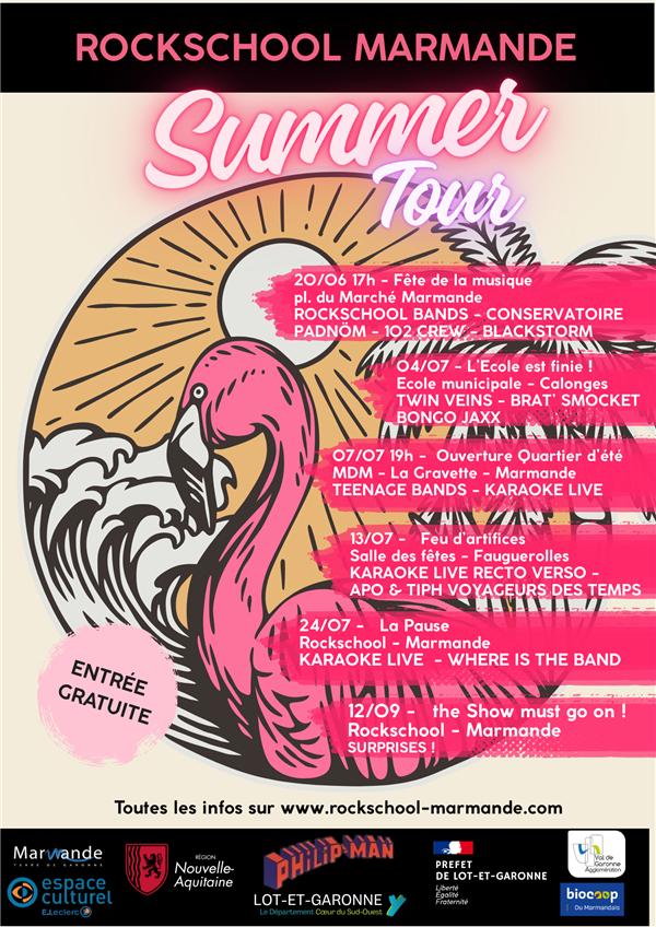 Summer Tour ROCKSCHOOL - Fête de la musique