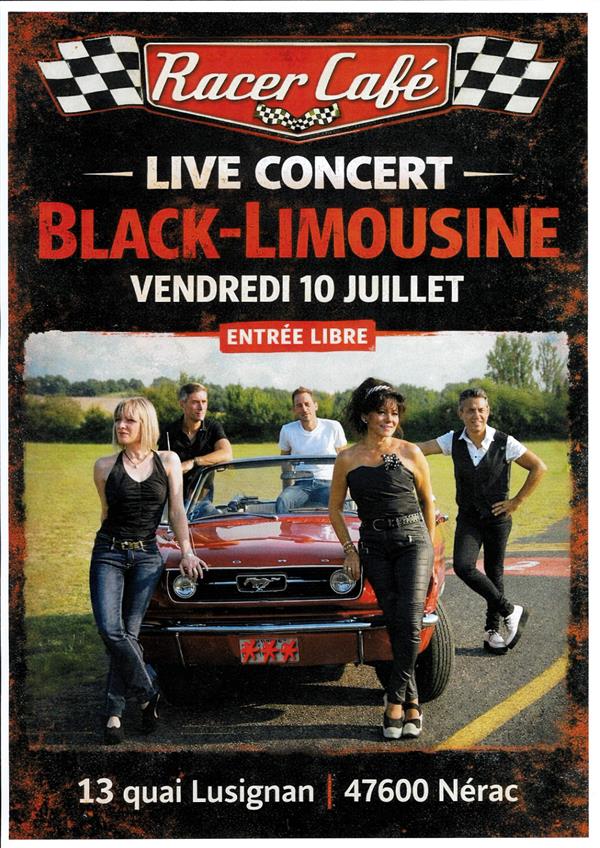 Racer café - Concert Black Limousine
