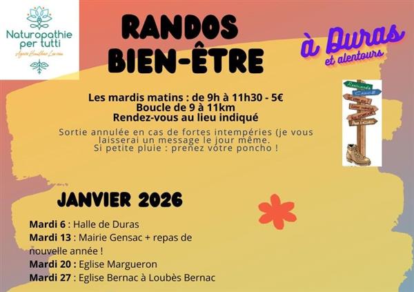 Rando marche sportive autour de Duras 