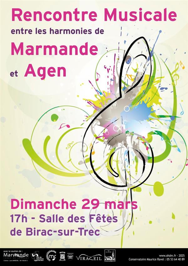 Rencontre Musicale Harmonies de Marmande et Agen 