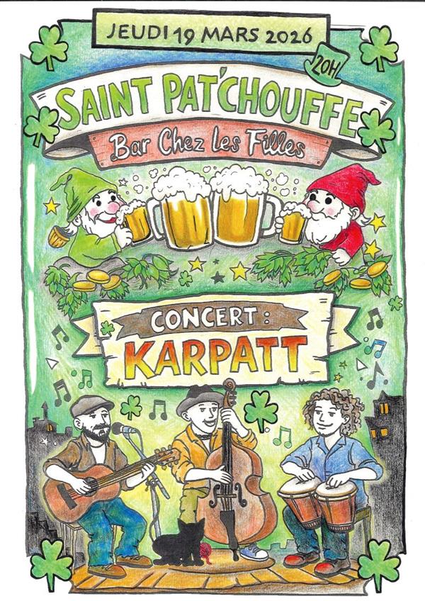 Saint Pat'Chouffe au Café Le Commerce "Chez les Filles" 