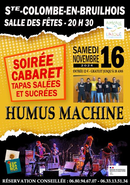 Soirée musicale Le 16 nov 2024