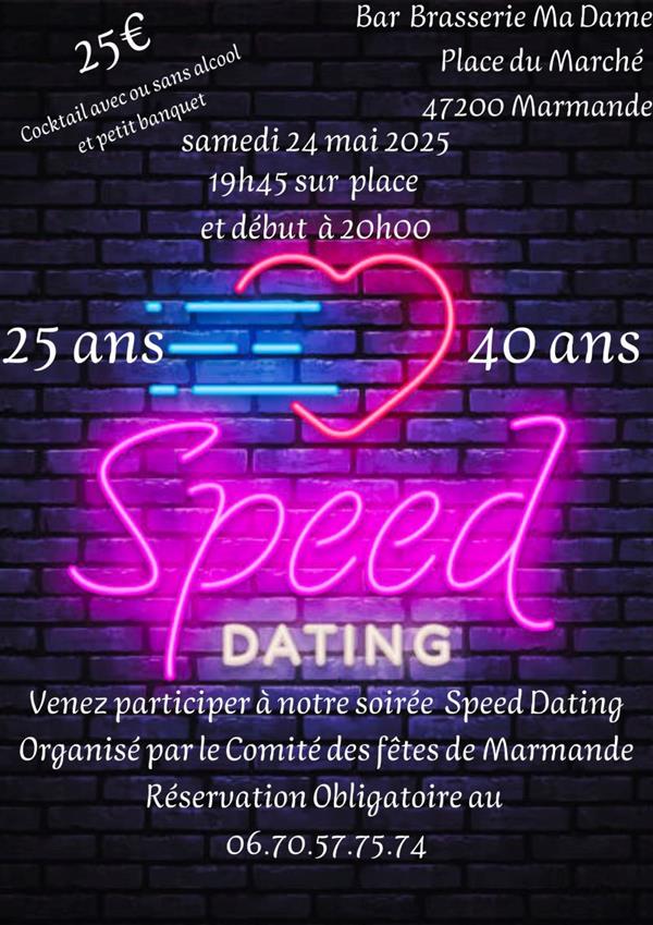 Soirée Speed Dating à la Brasserie Ma Dame
