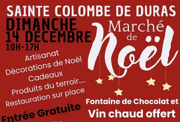 Marché de Noël à Sainte Colombe de Duras