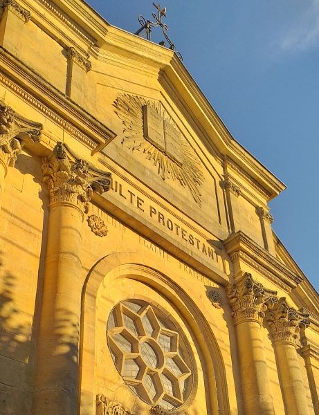 Journées du patrimoine - visite du temple protestant et exposition de dessins de Michel Bourgeois