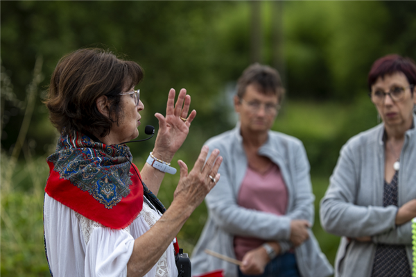  "Balade nocturne du Mas d'Agenais aux lampions" par Chantal Beaucourt Raconteuse de Pays